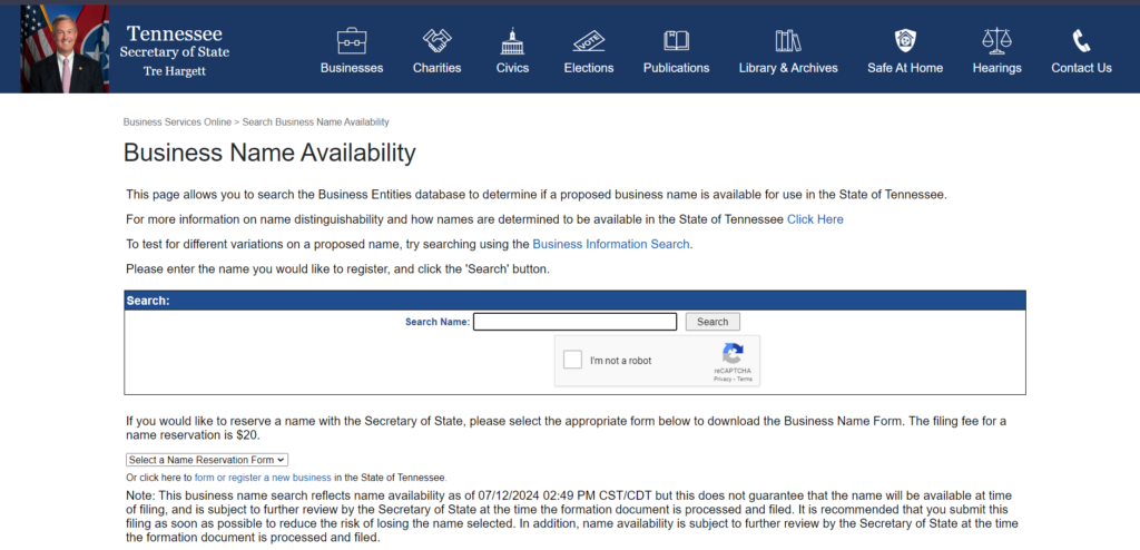 Tennessee Business Entity Search Guide: Quick and Easy Steps