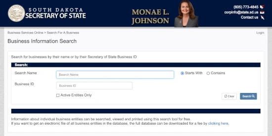 South Dakota Business Entity Search Guide: Quick and Easy Steps