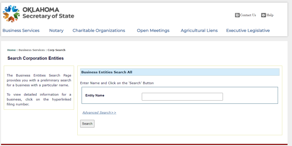 Oklahoma Business Entity Search Guide: Quick and Easy Steps