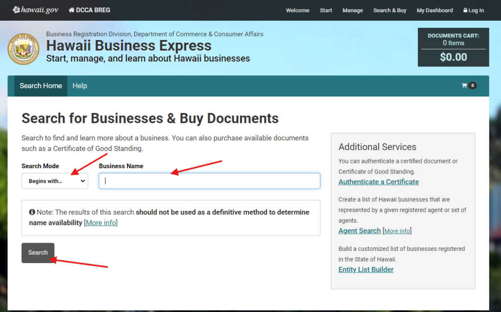 Hawaii Business Entity Search Guide: Quick and Easy Steps