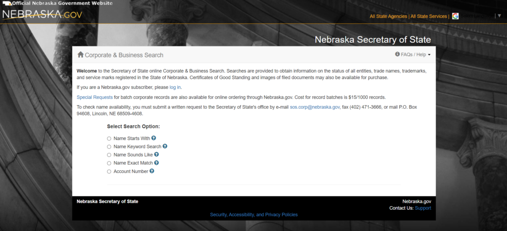 Nebraska Business Entity Search Guide: Quick and Easy Steps