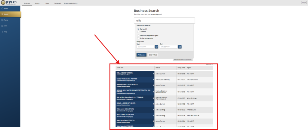 Idaho Business Entity Search Guide: Quick and Easy Steps