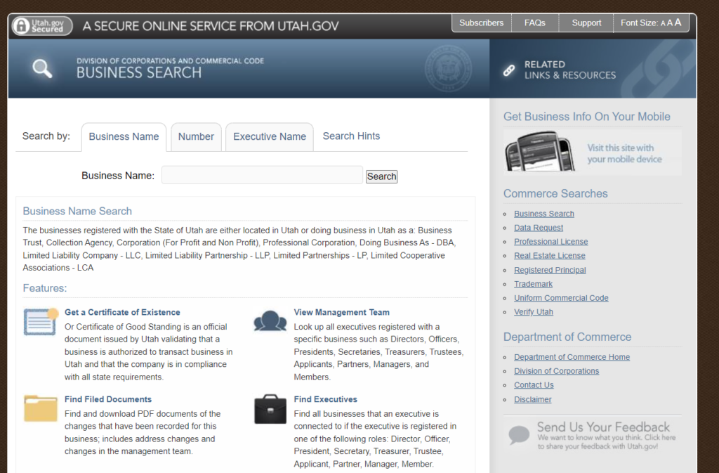 Utah Business Entity Search Guide: Quick and Easy Steps