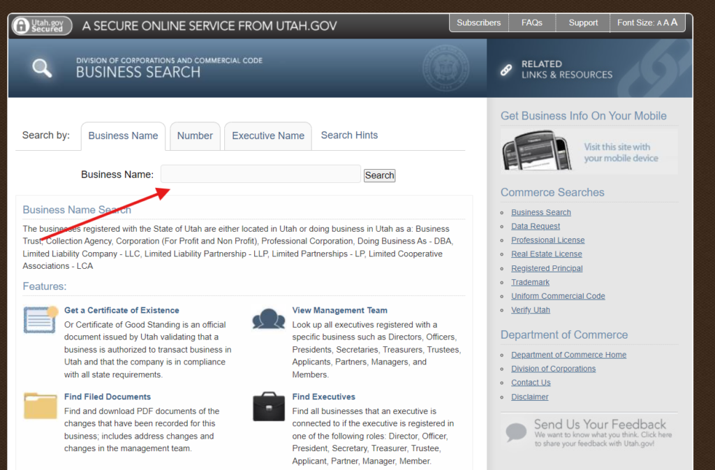 Utah Business Entity Search Guide: Quick and Easy Steps