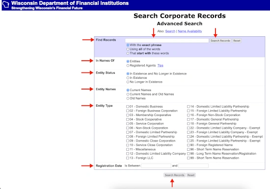 Wisconsin Business Entity Search Guide: Quick and Easy Steps