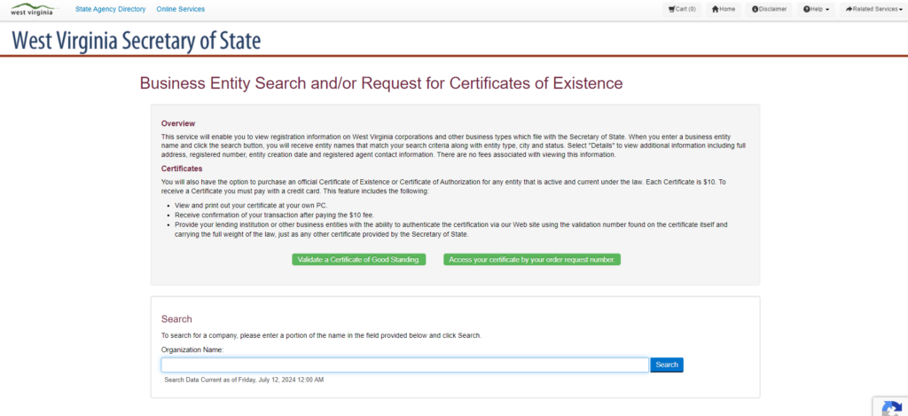 West Virginia Business Entity Search Guide: Quick and Easy Steps